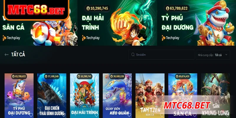 Lý do nhiều bet thủ chọn sảnh Bắn cá tại nhà cái MTC68