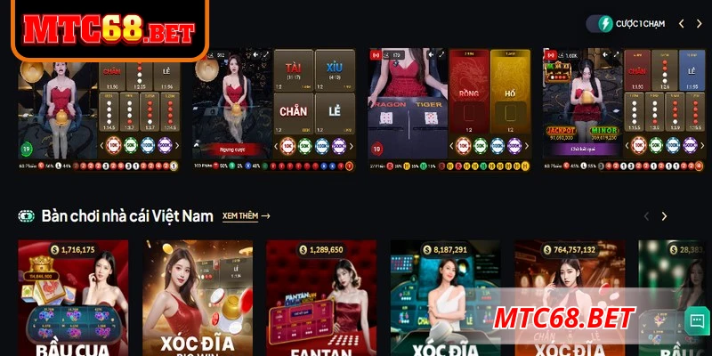 Lý do Casino MTC68 được đông đảo bet thủ yêu thích và lựa chọn