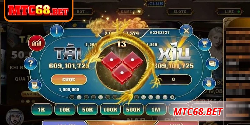 Các loại cược phổ biến trong game Tài xỉu online MTC68